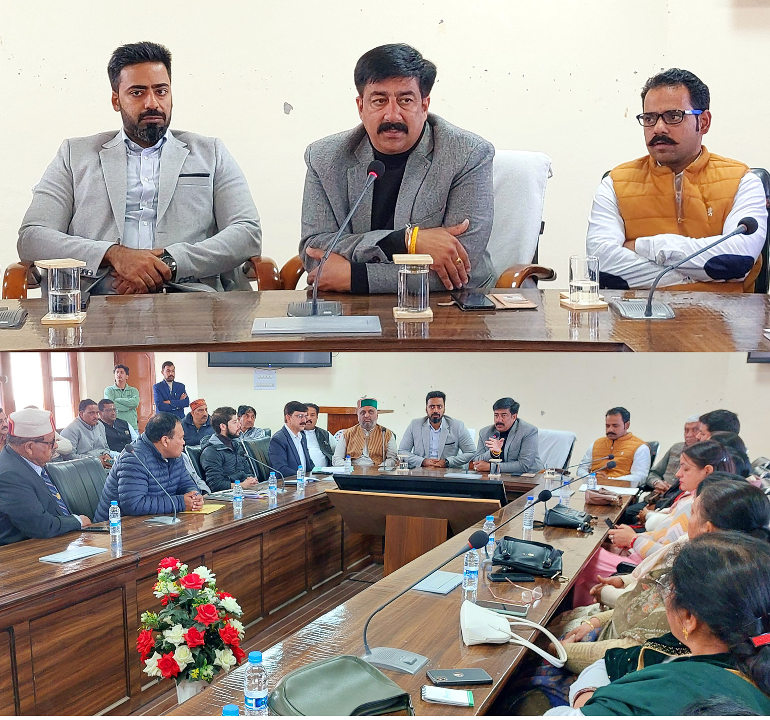 Vivek Sharma stresses on the overall development of all the panchayats of Kutlehar Vidhansabha constituency